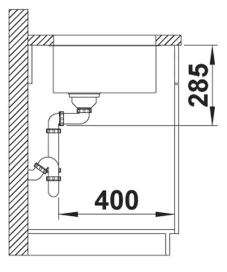 Blanco Solis 400-U Stainless Steel Kitchen Sink
