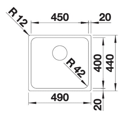 Blanco Solis 450-U Stainless Steel Kitchen Sink
