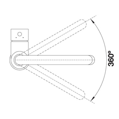 Blanco 526143 MIDA Kitchen Mixer Tap - Chrome