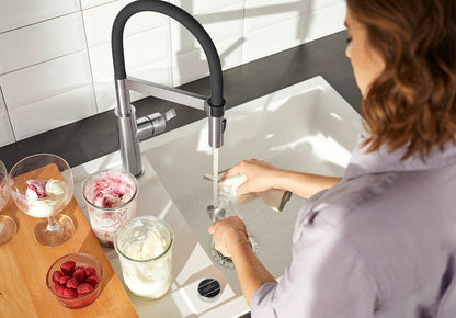 Blanco SONEA-S 526616 Flexo Kitchen Tap - Brushed Stainless Steel