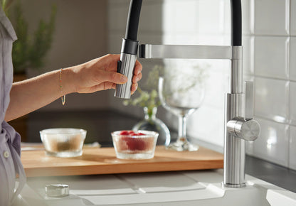 Blanco SONEA-S 526616 Flexo Kitchen Tap - Brushed Stainless Steel