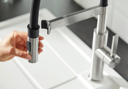 Blanco SONEA-S 526616 Flexo Kitchen Tap - Brushed Stainless Steel