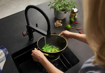 Blanco 526635 Evol-S Pro 4-in-1 Smart Measure Mono Kitchen Mixer Tap with Dual Spray