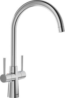 Blanco 526678 Max II Twin Lever Kitchen Mixer Tap - PVD Steel