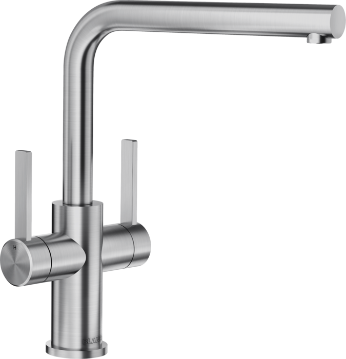 Blanco 526702 Lanora Twin Lever Stainless Steel Mixer Tap