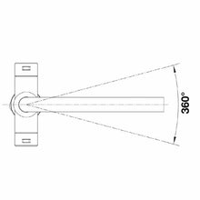 Blanco 526702 Lanora Twin Lever Stainless Steel Mixer Tap