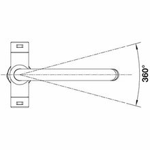 Blanco Jandora Twin Lever Kitchen Tap - Brushed Stainless Steel