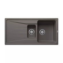 Blanco SONA 6 S Silgranit 1.5 Bowl Inset Reversible Kitchen Sink - Volcano Grey