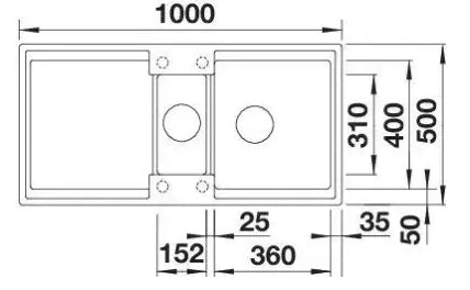 Blanco 527605 Adira 6 S - Silgranit
