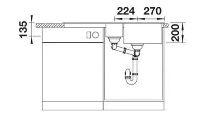 Blanco 527605 Adira 6 S - Silgranit