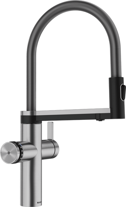 Blanco 527656 Choice Icona Kitchen Mixer Tap - Brushed Stainless Steel