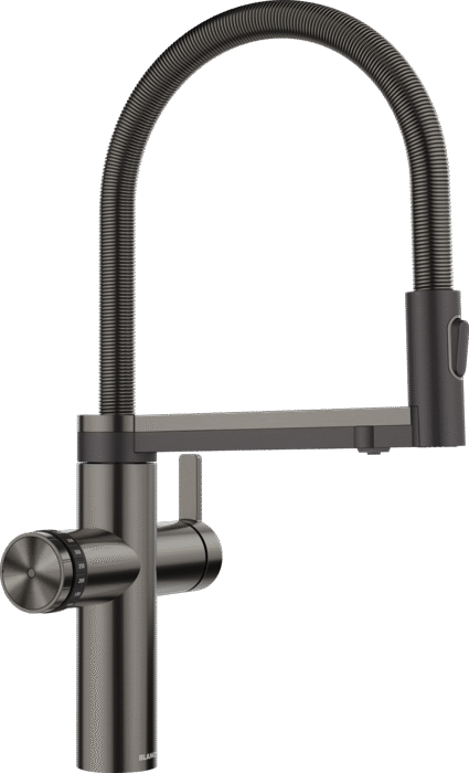 Blanco 527659 Choice Icona Kitchen Mixer Tap - Satin Dark Steel