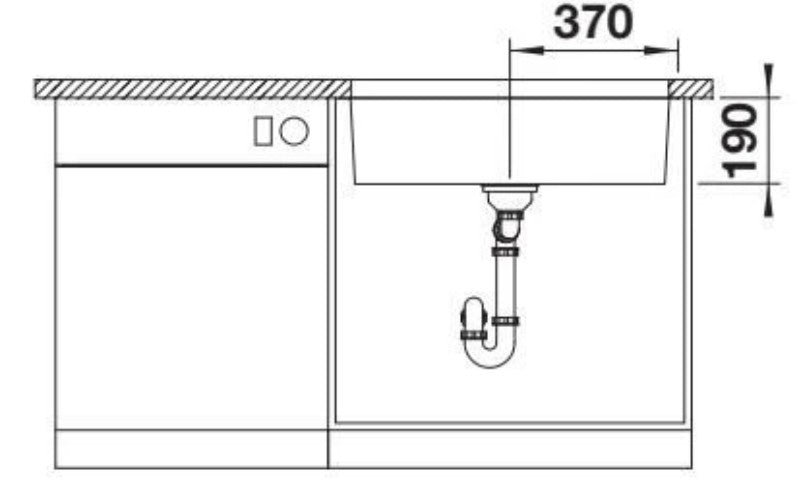 Blanco Quato 700-U 528231 Single Bowl Undermount Sink - Stainless Steel