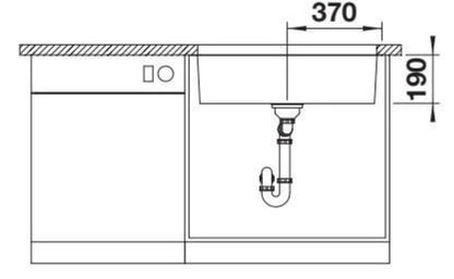 Blanco Quato 700-U 528231 Single Bowl Undermount Sink - Stainless Steel