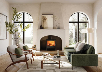 Stovax Futura 8 Wood Stove - Matt Black