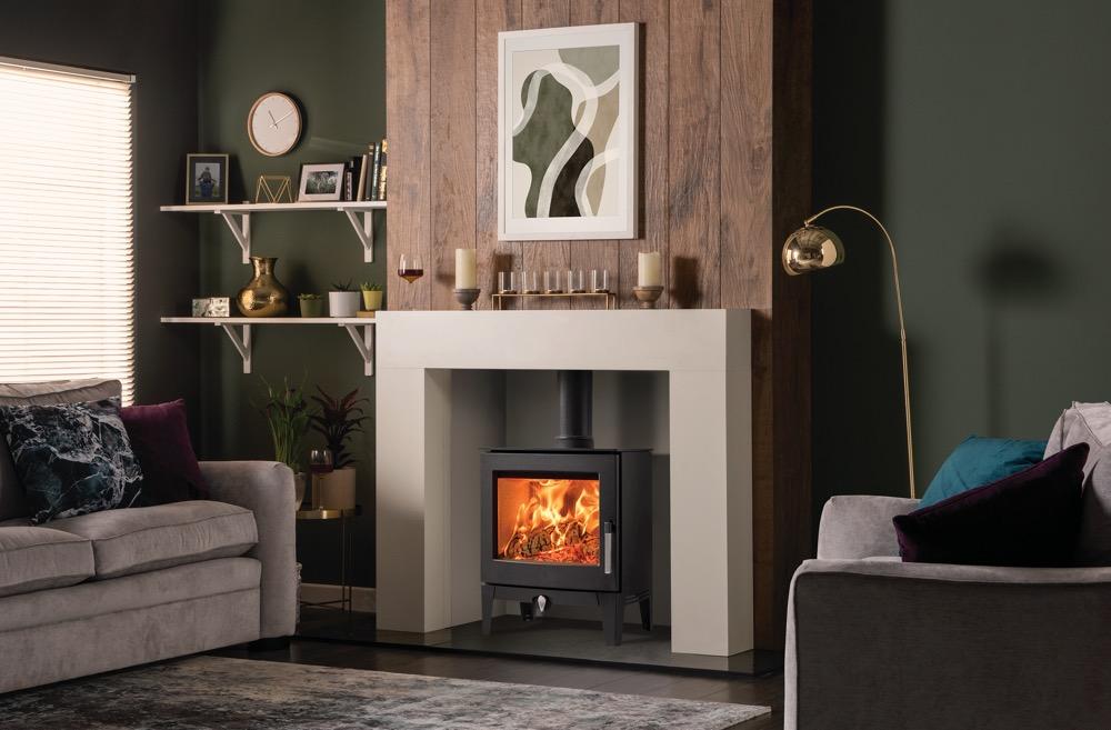 Stovax Futura 5 Multi-fuel Stove - Matt Black