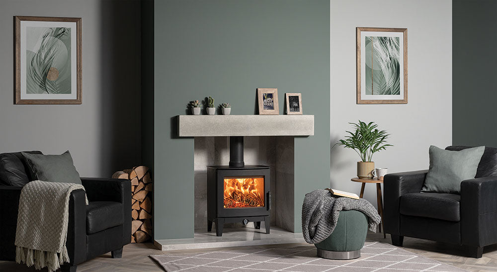 Stovax Futura 5 Multi-fuel Stove - Matt Black