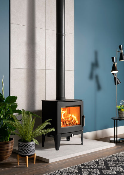 Stovax Futura 5 Multi-fuel Stove - Matt Black