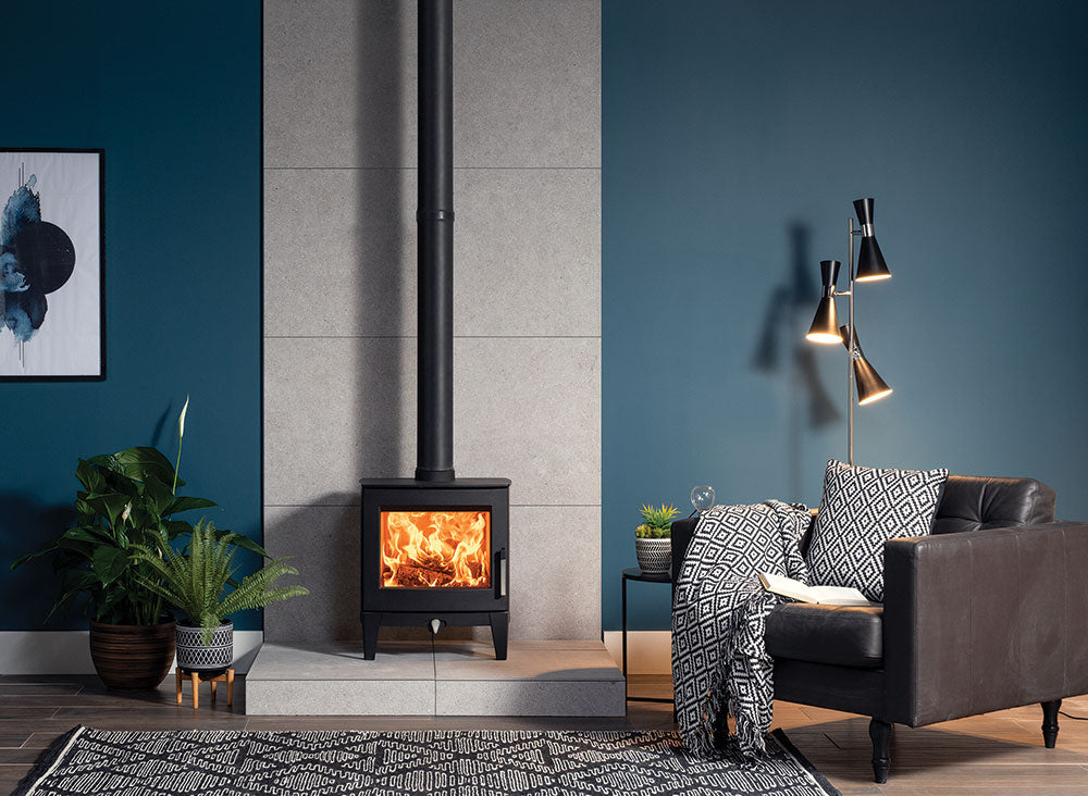 Stovax Futura 5 Multi-fuel Stove - Matt Black