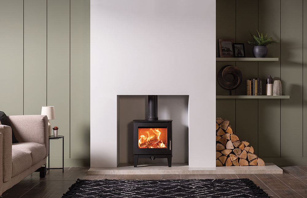 Stovax Futura 5 Multi-fuel Stove - Matt Black