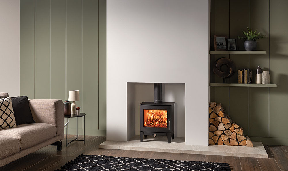 Stovax Futura 5 Multi-fuel Stove - Matt Black