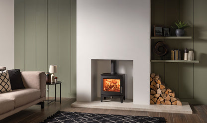 Stovax Futura 5 Multi-fuel Stove - Matt Black