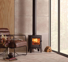 Stovax Futura 4 Multi-fuel Stove - Matt Black