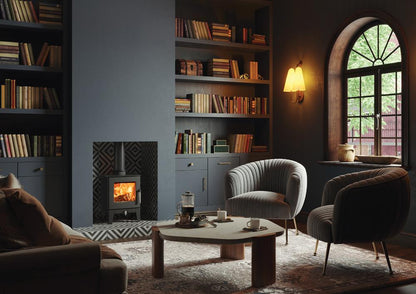 Stovax Futura 4 Multi-fuel Stove - Matt Black