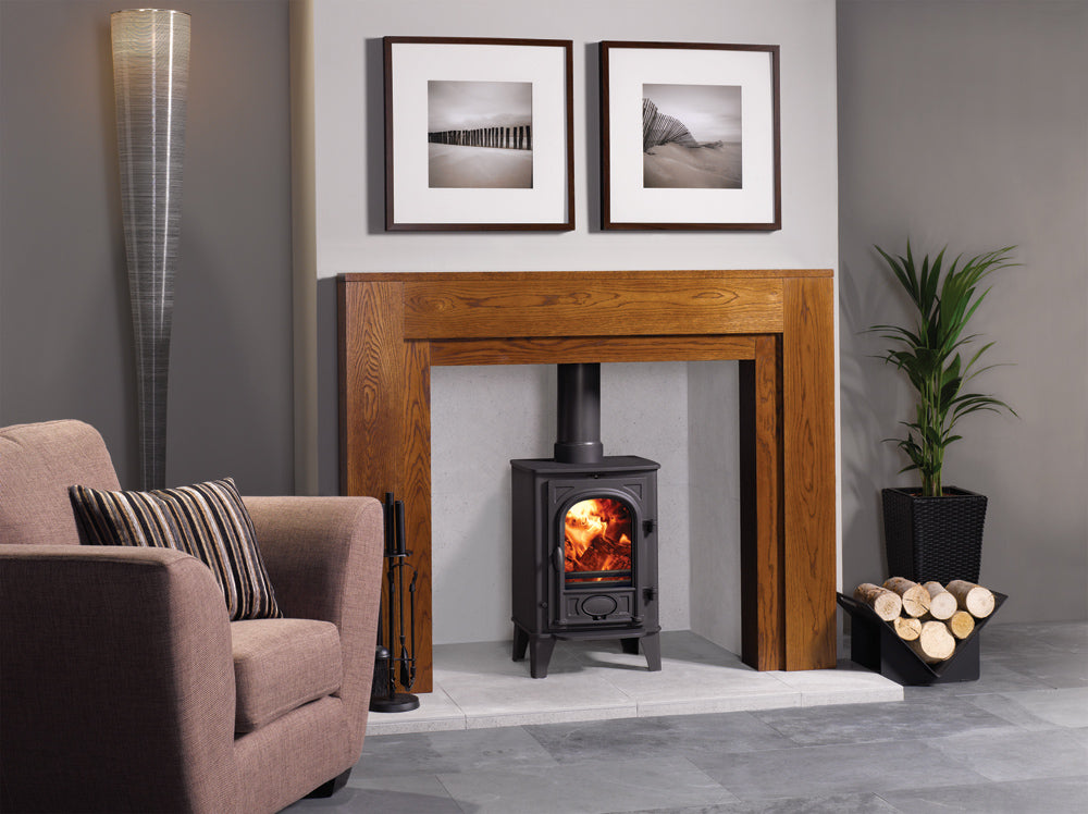 Stovax Stockton 4 Multi-Fuel - Matt Black