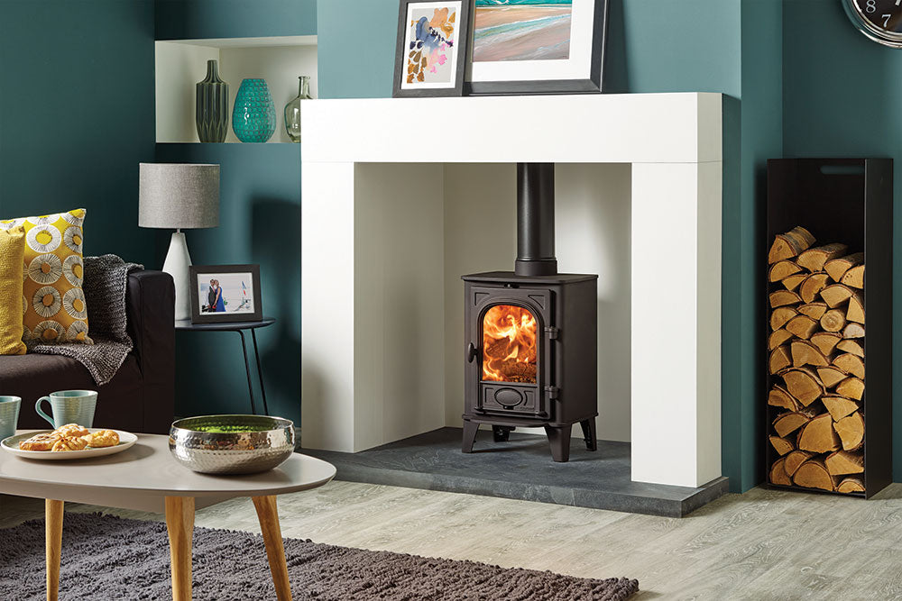 Stovax Stockton 4 Multi-Fuel - Matt Black
