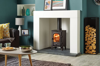 Stovax Stockton 4 Multi-Fuel - Matt Black