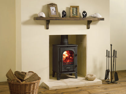 Stovax Stockton 4 Multi-Fuel - Matt Black