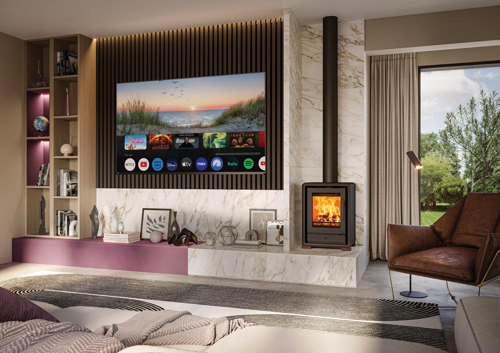 Stovax Riva2 40 Freestanding Multi-Fuel - Matt Black