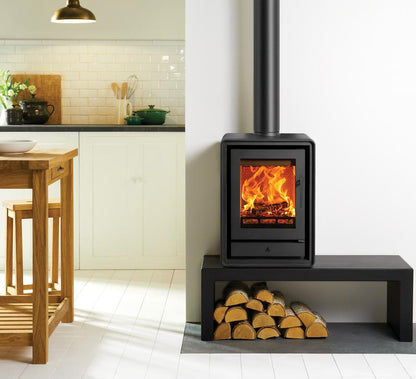 Stovax Riva2 40 Freestanding Multi-Fuel - Matt Black
