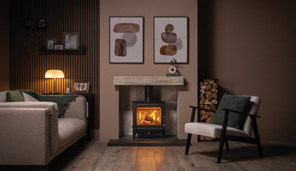 Onyx Athos 5 Wood Stove - Matt Black
