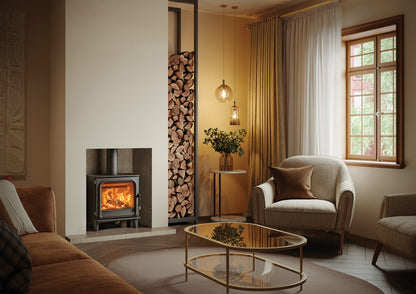 Onyx Athos 5 Wood Stove - Matt Black