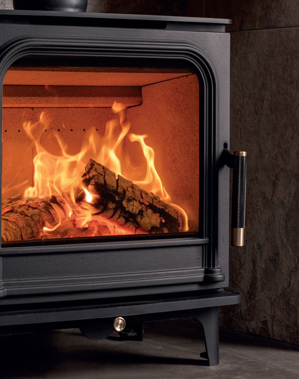 Onyx Athos 5 Wood Stove - Matt Black