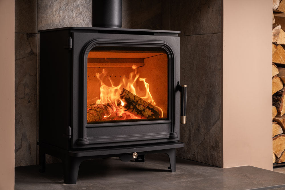 Onyx Athos 5 Wood Stove - Matt Black