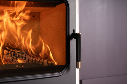 Onyx Olympus 5 Wide Multi-Fuel Stove - Matt Black