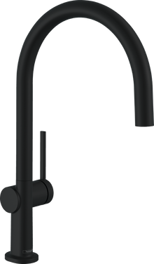 Hansgrohe Talis M54 Single Lever Kitchen Mixer Tap Matt Black - 72804670