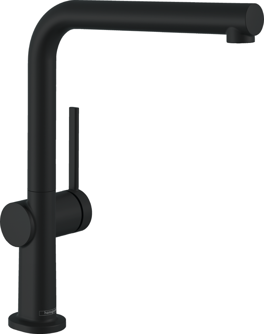 Hansgrohe Talis M54 Single Lever Kitchen Mixer Tap Matt Black - 72840670