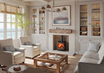 FireFx Echo 5 Wood Stove - Matt Black