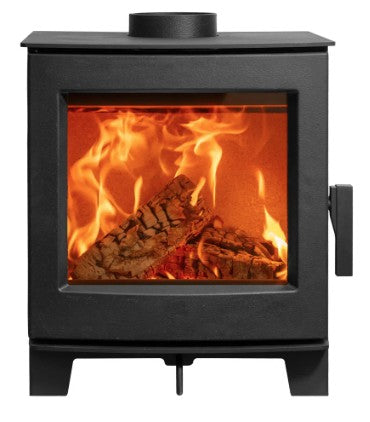 FireFx Echo 5 Wood Stove - Matt Black