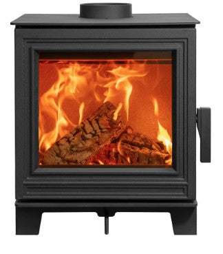 FireFx Eton 5 Wood Stove - Matt Black