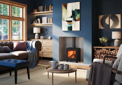 FireFx Eton 5 Wood Stove - Matt Black