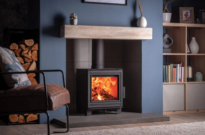FireFx Eton 5 Wood Stove - Matt Black