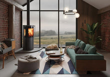 FireFx Atlas 3 Wood Stove - Matt Black
