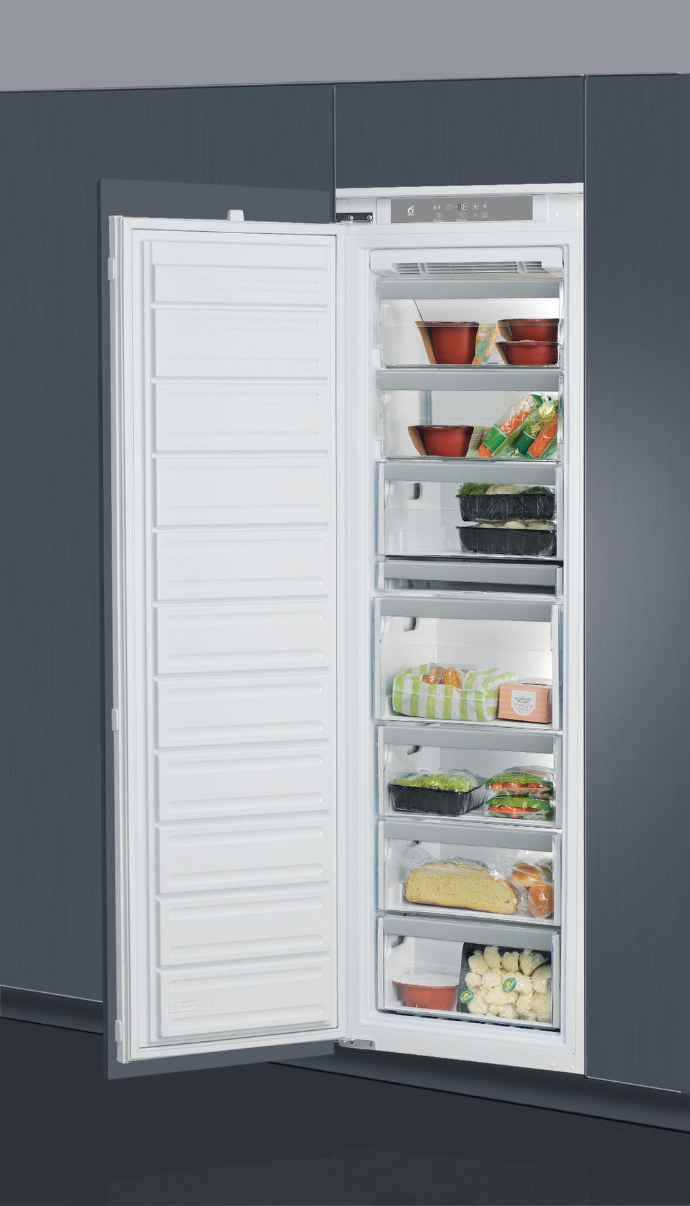 Whirlpool AFB18432 Integrated Upright Freezer - White