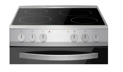 Amica AFC602SS Ceramic Electric Cooker with Double Oven