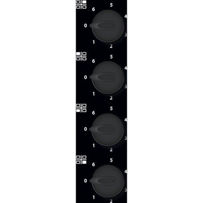 Whirlpool AKM 609 IX Ceramic Hob 4 Zones 60cm - Black